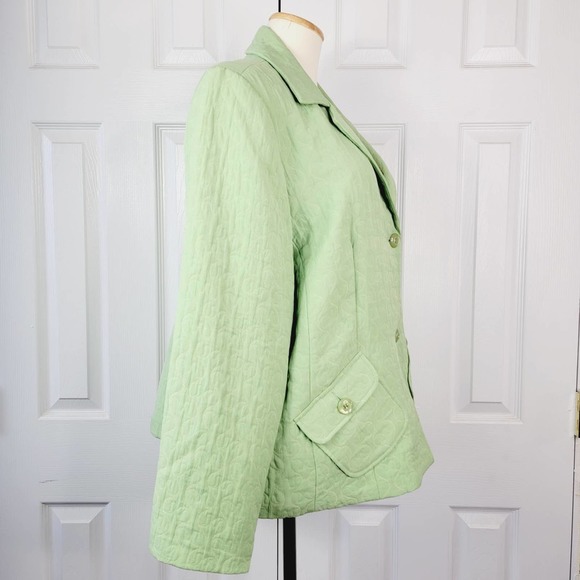 Vintage Sag Harbor Quilted Blazer Jacket - Picture 3 of 5
